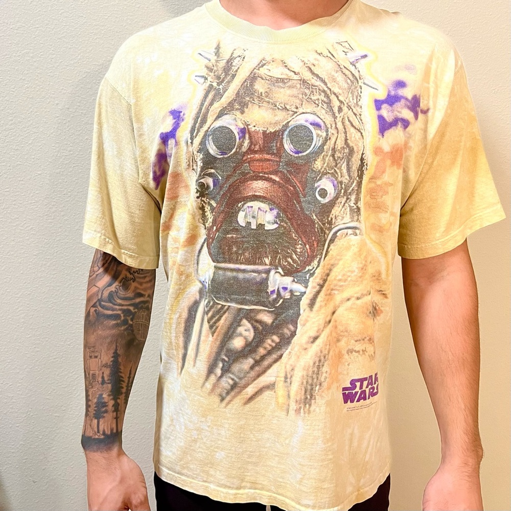 Vintage Star Wars Liquid Blue T-Shirt